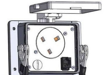 Mencom Remote Access Interfaces DUK-RJ45-NR-32 - PIC;UK RCPT;RJ;NO RST;SZ32 (DUK-RJ45-NR-32)