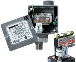 Barksdale Control Products Pressure Switches E1H-H90-BR - Switch, Mechanical, Econ-o-trol (E1H-H90-BR)