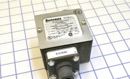 Barksdale Control Products Pressure Switches E1H-R250 - Switch, Mechanical, Econ-o-trol (E1H-R250)