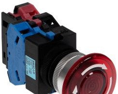IDEC Switches EB3P-LBAVW411-R - 22mm ILL PB Intrinsically-Safe (EB3P-LBAVW411-R)