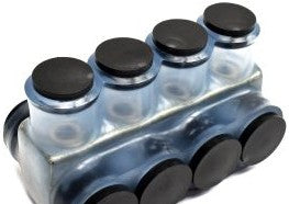Ilsco Terminals ECTD-4-600 - Clear Ins MECH T 600-4 UL CSA (ECTD-4-600)