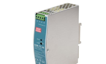 Antaira Technologies EDR-75-48 - 75 Watt Industrial Single Output DIN-Rail Power (EDR-75-48)