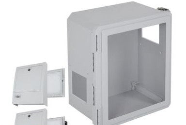 Safety Technology internationa Enclosures EF161408-W3 - Fiberglass Enclosure with NEMA 3R Filter Fan (EF161408-W3)