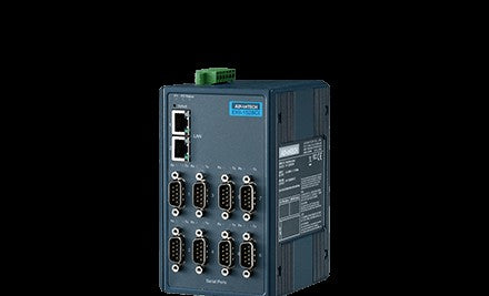 Advantech Media Converters EKI-1528I-DR-AE - 8-port Serial Device Server with wide te (EKI-1528I-DR-AE)