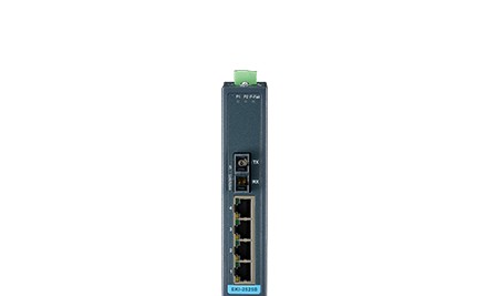 Advantech Ethernet Switches EKI-2525M-BE - 4 + 1FX Multi-Mode unmanaged Ethernet sw (EKI-2525M-BE)
