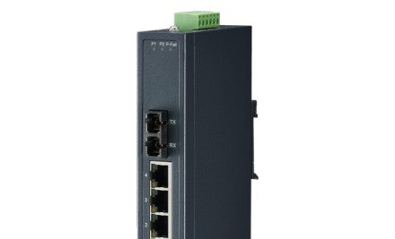 Advantech Ethernet Switches EKI-2525MI-BE - 4 + 1FX SC Multi-Mode unmanaged Ethernet (EKI-2525MI-BE)