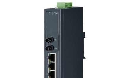 Advantech Ethernet Switches EKI-2525SI-ST-AE - 4 + 1FX ST Single-Mode unmanaged Etherne (EKI-2525SI-ST-AE)