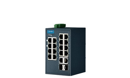 Advantech Ethernet Switches EKI-5626CI-MB-AE - 16FE+2G Ind. Switch with Modbus TCP/IP, (EKI-5626CI-MB-AE)