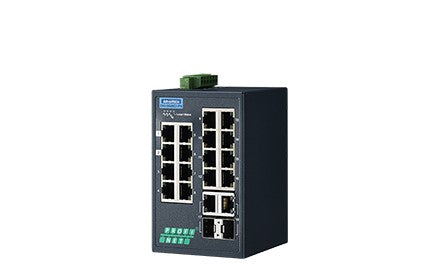 Advantech Ethernet Switches EKI-5626CI-PN-AE - 16FE+2G Ind. Switch with PROFINET, W/T. (EKI-5626CI-PN-AE)