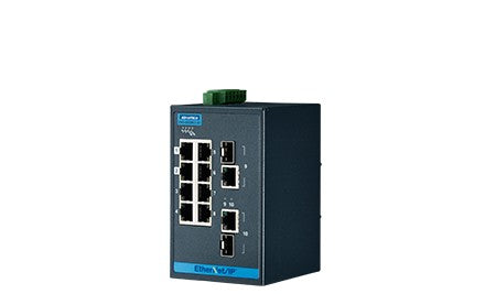 Advantech Ethernet Switches EKI-5629CI-EI-AE - 8FE+2G Ind. Switch with EtherNet/IP, W/T (EKI-5629CI-EI-AE)