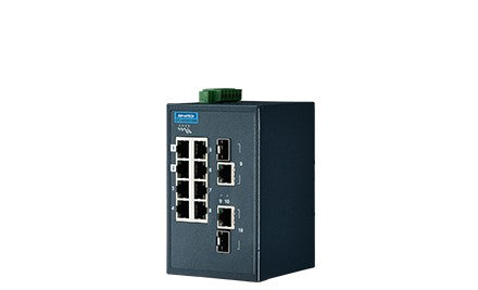 Advantech Ethernet Switches EKI-5629CI-MB-AE - 8FE+2G Ind. Switch with Modbus TCP/IP, W (EKI-5629CI-MB-AE)