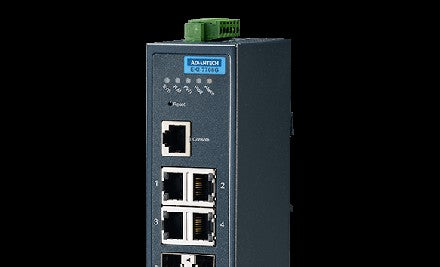 Advantech Ethernet Switches EKI-7706G-2F-AE - 4GE + 2SFP Managed Ethernet Switch (EKI-7706G-2F-AE)