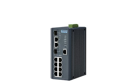Advantech Ethernet Switches EKI-7710G-2CI-AE - 8G + 2G Combo Managed switch w/Wide temp (EKI-7710G-2CI-AE)