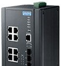 Advantech Ethernet Switches EKI-7712G-4FMPI-AE - 8G+4SFP with Mega PoE Wide Temp (EKI-7712G-4FMPI-AE)