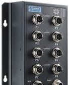 Advantech Ethernet Switches EKI-9508G-PH-AE - EN50155 M12 8GE PoE Unmanaged Sw, 72-110 (EKI-9508G-PH-AE)