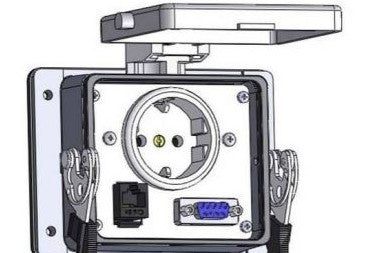 Mencom Remote Access Interfaces EP-DB9-RJ45-32 - PIC;EURO REC;9 PIN DSUB;RJ;32 (EP-DB9-RJ45-32)