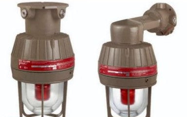 Killark Light Fixtures ESXR120AB3G - STROBE RED 120V AC 1in. WALL W/GUARD (ESXR120AB3G)