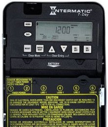Intermatic Relays ET1725C - 7-Day 30 Amp 2xSPST or DPST Electronic Timeswitch (ET1725C)