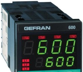 Gefran Process Controllers 600-R-D-C-2-0 - Temperature Control (F022175)