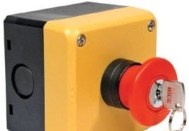 IDEC Switches FB1W-HW1B-V402R-EMO-2 - E-STOP STATION, PLTR, 2NC, PLSTC (FB1W-HW1B-V402R-EMO-2)