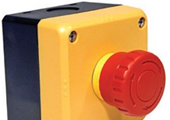 IDEC Switches FB1W-XW1E-BV411MR - E-Stop Station, PLTR, 1/1, Plstc Bzl (FB1W-XW1E-BV411MR)