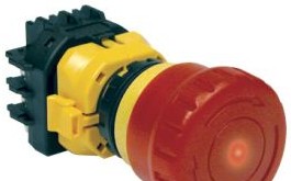 IDEC Switches FB1W-XW1E-LV404MR - E-STOP STATION, PLTR, 4NC, 24V DIREC (FB1W-XW1E-LV404MR)
