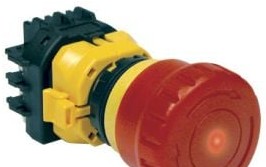 IDEC Switches FB1W-XW1E-LV422MR - E-STOP STATION, PLTR, 2/2, 24V DIREC (FB1W-XW1E-LV422MR)