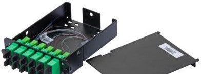 Panduit Enclosures FCS9N-12-SAP - OPTICOM SC SPLICE CASSETTE PRELOADED WITH 12 (FCS9N-12-SAP)