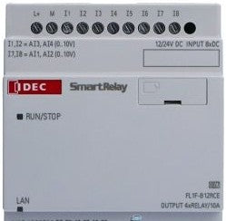 IDEC Programmable Logic Controllers FL1F-B12RCC - SmartRelay, 100-240VAC/DC Embedded RJ45 (FL1F-B12RCC)