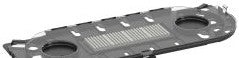 Panduit Enclosures FOSMF - The Panduit Opticom Fiber Splice Module holds and (FOSMF)