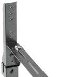 Panduit Raceways FR12ALB - The steel ladder bracket is used in cable routing (FR12ALB)