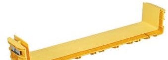 Panduit Raceways FRBC24X4YL - Pre-assembled 24in x 4in QuikLock coupler (FRBC24X4YL)