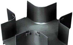 Panduit Raceways FRFWC4X4LBL - The FiberRunner 4x4 4-Way Cross Fitting (FRFWC4X4LBL)