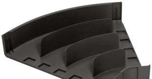 Panduit Raceways FRH4524X4LBL - The FiberRunner 24x4 Horizontal Fitting (FRH4524X4LBL)