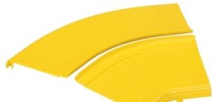 Panduit Raceways FRH45SC12LYL - The FiberRunner 12x4 Horizontal Cover (FRH45SC12LYL)