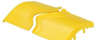 Panduit Raceways FROV45SC12LYL - The FiberRunner 12x4 Outside Vertical Cover (FROV45SC12LYL)