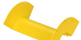 Panduit Raceways FROVRA12X4LYL - The FiberRunner 12x4 Outside Vertical (FROVRA12X4LYL)