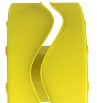 Panduit Raceways FROVRA6X4LYL - The FiberRunner 6x4 Outside Vertical (FROVRA6X4LYL)