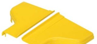 Panduit Raceways FRRF126SCLYL - The FiberRunner Split Cover for the reducer (FRRF126SCLYL)