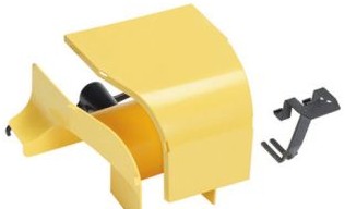 Panduit Raceways FRSPJ4X4YL - The FiberRunner 4x4 Spill-Over Junction (FRSPJ4X4YL)