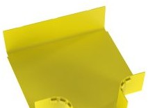 Panduit Raceways FRT12X4W6LYL - The FiberRunner 12x4 Horizontal Tee creates (FRT12X4W6LYL)