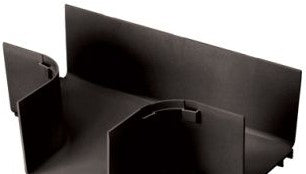 Panduit Raceways FRT4X4LBL - The FiberRunner 4x4 Horizontal Tee creates a (FRT4X4LBL)
