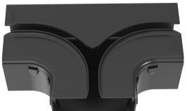Panduit Raceways FRT6X4BL - The FiberRunner 6x4 Horizontal Tee attaches to (FRT6X4BL)