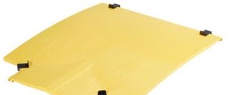 Panduit Raceways FRTCV24W12YL - Optional cover for the horizontal tee (FRTCV24W12YL)