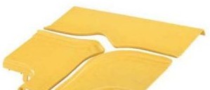 Panduit Raceways FRTSC12W6LYL - Split Cover, Horizontal Tee with 6in. x 4in. (FRTSC12W6LYL)