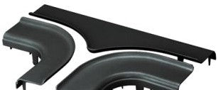 Panduit Raceways FRTSC4LBL - The FiberRunner 4x4 Horizontal Tee Split Cover (FRTSC4LBL)