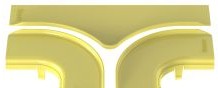 Panduit Raceways FRTSC6LYL - The FiberRunner 6x4 Split Cover is optional for (FRTSC6LYL)