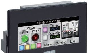 IDEC Programmable Logic Controllers FT1A-C14KA-B - 3.8 PLC+HMI 65K TFT Color Sink Output Black (FT1A-C14KA-B)