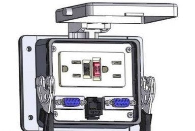 Mencom Remote Access Interfaces GF-2DB9-RJ45-32 - GFI DP; 2 - 9 PIN D; RJ45 8WR (GF-2DB9-RJ45-32)