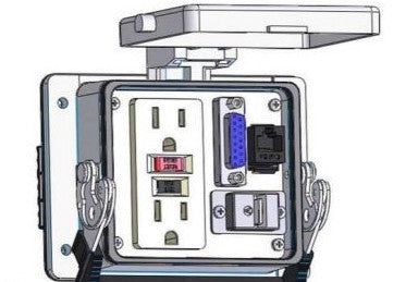Mencom Remote Access Interfaces GF-DB15-RJ45-USB-AFBF-32 - PIC;GFI;DB15;RJ45;USB-AFBF;32 (GF-DB15-RJ45-USB-AFBF-32)